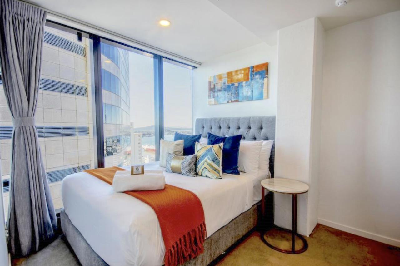 Magnificent Harbour View Skytower View Apartment In Cbd Auckland Exterior foto